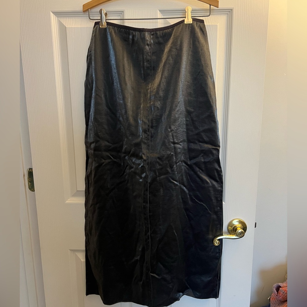 Zara Grey Metallic Skirt